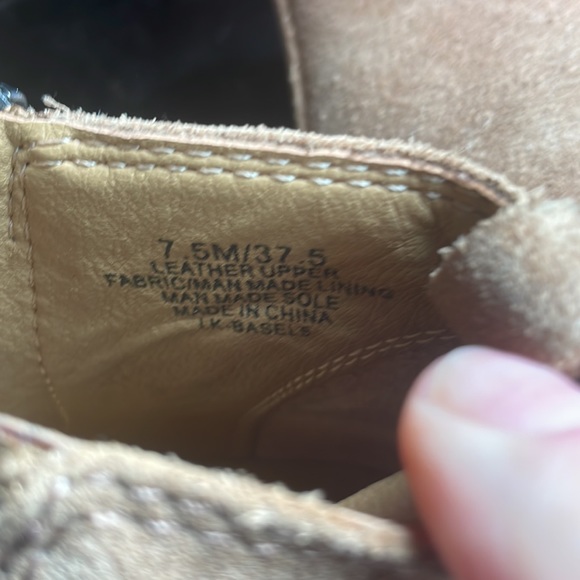 Lucky Brand Coachella Booties Tan Color - Picture 6 of 7